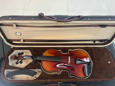 順風提琴@二手德國米騰瓦爾德天然虎紋4/4小提琴。產地：德國。