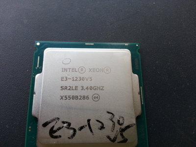 【 創憶電腦 】Intel Xeon E3-1230 V5 3.4GHz 四核 1151 CPU 良品 直購價1100元