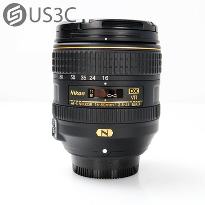 【US3C-桃園春日店】【一元起標】Nikon AF-S DX 16-80mm F2.8-4E ED VR 標準變焦鏡頭 APS-C片幅 SWM寧靜波動馬達