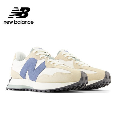 【New Balance】 NB 復古運動鞋_女性_杏藍色_WS327PV-B楦 327
