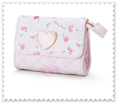 ♥小花花日本精品♥ Hello Kitty 化妝包 收納包 口紅包 造型包 皮革 42213109