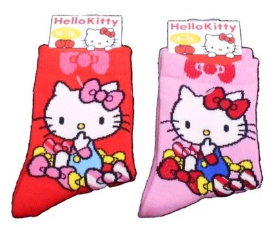 *現貨*日本 SANRIO 三麗鷗 Hello Kitty 凱蒂貓 童襪 兒童短襪 襪子 14-19cm 蝴蝶結