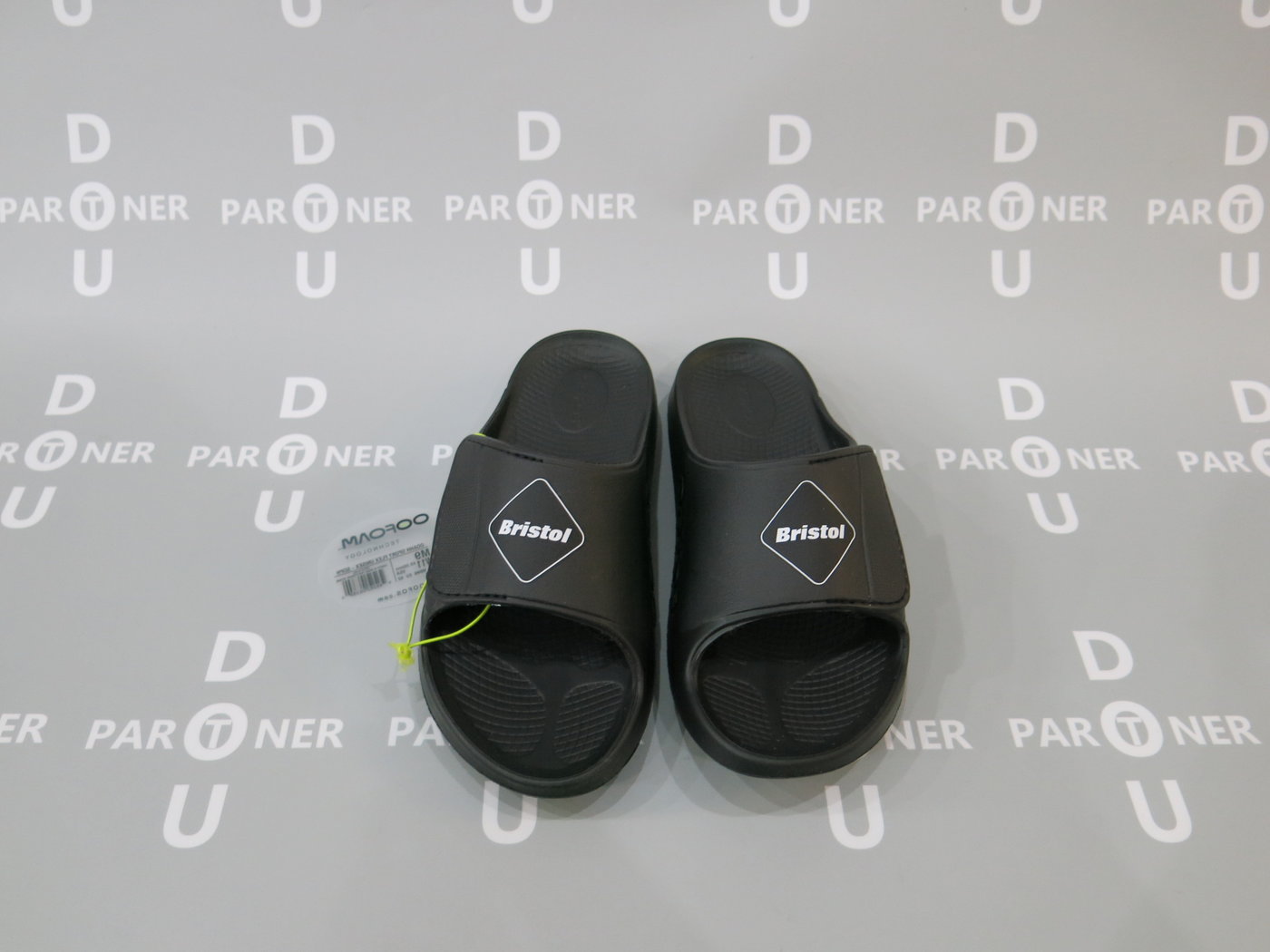 Dou Partner】OOFOS F.C.R.B. EMBLEM SPORT FLEX 拖鞋黑色| Yahoo奇摩拍賣