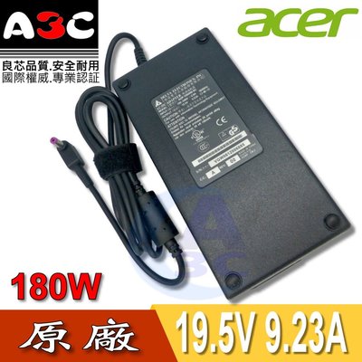 ACER變壓器-宏碁180W, 1.7-5.5 , 19.5V , 9.23A , ADP-180MB K