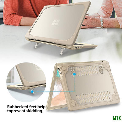 天誠TC帶支架防摔殼適用於微軟 Surface Laptop 2 3 13.5吋 型號 1769 1867 1868 保護