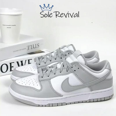 Sole-免運ΝΙΚΕ DUΝΚ LOW "GREY FOG" 男鞋 女鞋 白灰 經典 百搭 灰白DD1391-103