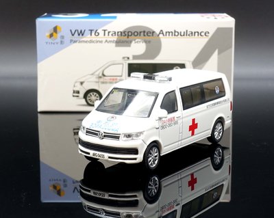 【M.A.S.H】[現貨特價] TINY 台灣 TW34 VW T6 Transporter 全方位 消防救護車