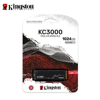 金士頓 KC3000 1TB SSD 固態硬碟 PCIe 4.0 NVMe M.2 (KT-SKC3000S-1TB)