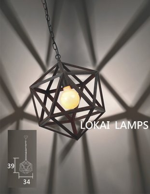 [Licia] LOKAI LAMPS五角方塊吊燈/設計師燈款/LED吊燈/台北燈飾