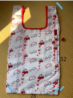 Rootote Hello Kitty shopper M size中尺寸 可折疊收納袋 環保購物袋