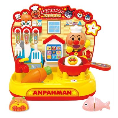 【棠貨鋪】日本 ANPANMAN 麵包超人 最新廚房玩具組 流理台 扮家家酒 學習洗手做料理