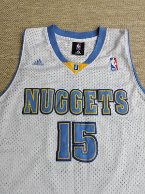 NBA Nuggets 15號Anthony 金塊隊 甜瓜安東尼絕版籃球衣 籃球背心