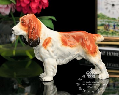 【吉事達】英國Royal Doulton世界名犬cocker spaniel 可卡犬 2005年手繪陶瓷裝飾工藝品