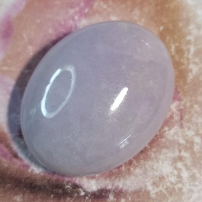 紫蛋裸石天然緬甸玉 A貨翡翠-粉紫 大蛋面 裸石 現貨實拍優惠特價
