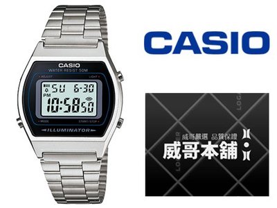 【威哥本舖】Casio台灣原廠公司貨 B640WD-1A 時尚防水電子錶 B640WD