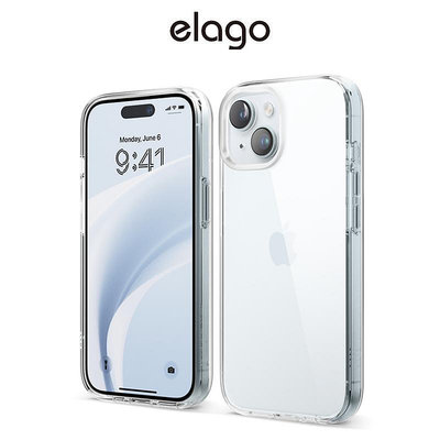 [elago] Hybrid 透明手機保護殼(適用iPhone15/15 Pro/15 Plus/15 Pro Max)（滿599免運）