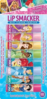 預購 美國迪士尼 Disney Princess 公主造型護唇膏 一組八支