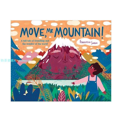 【現貨】快走，山先生！Move,Mr Mountain! 5-8歲少兒大自然森林啟蒙科普英語閱讀練習繪本 英文書籍