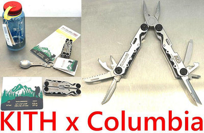 BLACK全新KITH x Columbia多功能工具刀鉗子/開罐器15種功能瑞士刀(賣場另有水壺/湯匙)