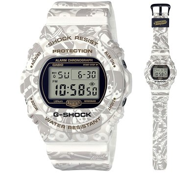 日本正版 CASIO 卡西歐 G-Shock 七福神 壽老人 DW-5700SLG-7JR 男錶 男用 手錶 日本代購