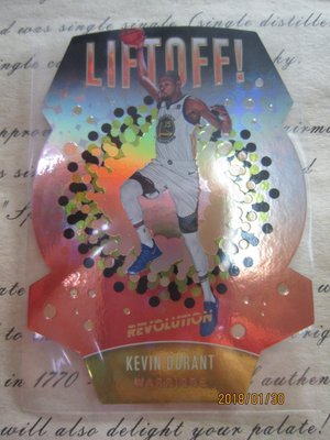 新賣家~17/18~Kevin Durant~REVOLUTION~LIFTOFF!~切割~沒限量~20 1元起標