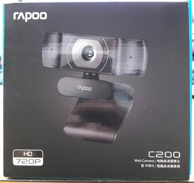 點子電腦☆北投◎現貨 Rapoo 雷柏 C200 webcam 720p 網路視訊攝影機 攝像頭 鏡頭 990元