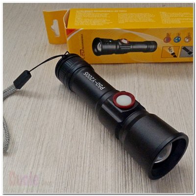 USB充電可調焦工作燈手電筒/P50超亮手電筒內含充電電池/超強光XH-P50