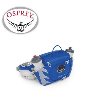 美國Osprey│Talon 6 水壺腰包│藍色│雙水壺 跑步腰包│德晉 大營家購物網