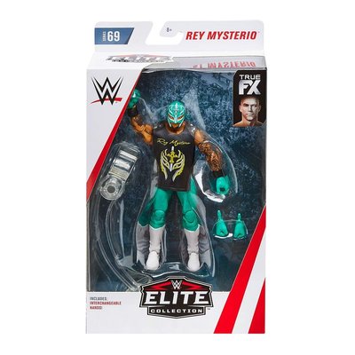 [美國瘋潮]正版 WWE Rey Mysterio Elite #69 Figure 小巨人619最新精華版公仔人偶