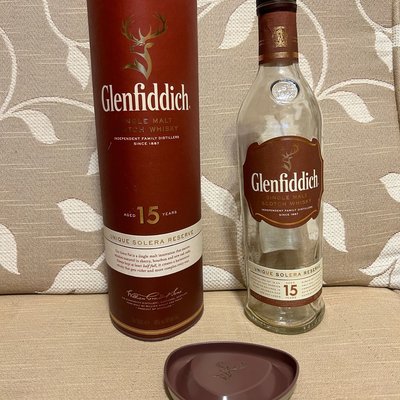 The Glenfiddich 15 years 空酒瓶The Glenfiddich 15 years 空酒瓶.原