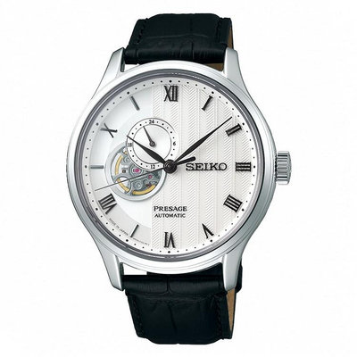 「官方授權」SEIKO 精工 PRESAGE 男 24小時顯示機械腕錶(SSA379J1) 41.8mm SK008