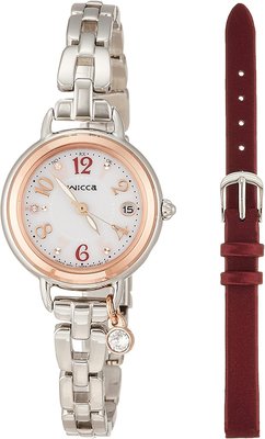 日本正版 CITIZEN 星辰 wicca KL0-511-11 手錶 女錶 電波錶 附替換錶帶 日本代購