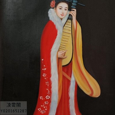 油畫455【劉宇一】人物,純手繪油畫