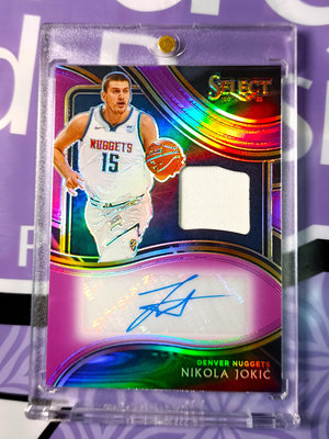 NBA 金塊王牌 Nikola Jokic 2020-21 SELECT 紫亮 限量99張 球衣簽名卡