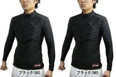 貳拾肆棒球--日本Rawlings胸部保護緊身衣.日製. 再也不怕球.生存遊戲/黑XO