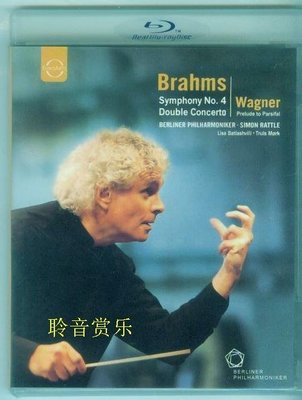 高清藍光碟 BRAHMS Symphonie No.4 Brahms doublc concerto Rattle 25G