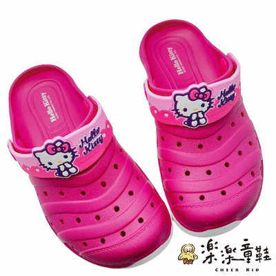 【樂樂童鞋】限時特賣!! 台灣製Hello Kitty涼鞋-桃紅 K059-1 - 兒童涼鞋 涼鞋 女童鞋 室內鞋