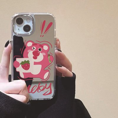 手機殼lucky莓熊適用iPhone14Pro手機殼蘋果13promax卡通12pro甜美11pro
