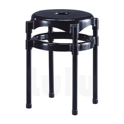 【Lulu】 中洞椅 黑色 345-12 ┃ 板凳 圓凳 鐵凳 矮凳 鐵椅 圓椅 餐椅 辦桌椅 休閒椅 椅子 塑膠椅 造
