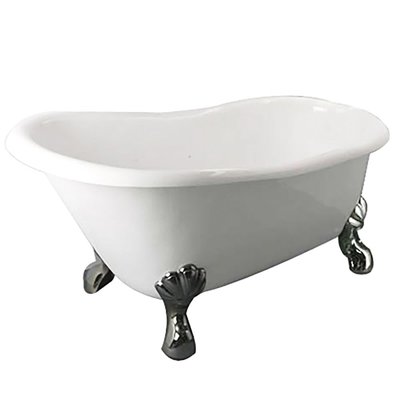 I-HOME 台製 浴缸 A1型銀腳(150cm) 獨立浴缸 壓克力缸 空缸 泡澡保溫 浴缸龍頭需另購