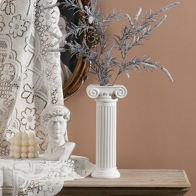 特賣-歐式希臘創意婚慶羅馬柱復古風格花插擺臺軟裝樣板房裝飾品擺件品