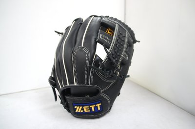 《星野球》ZETT BPGT-JR15  少年專用 棒壘球手套 黑色 十字檔 護指片設計