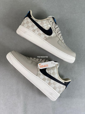 Nike Air Force 1 07 QS 詹姆斯 灰黑 棋盤格 男女鞋 DC8877-200