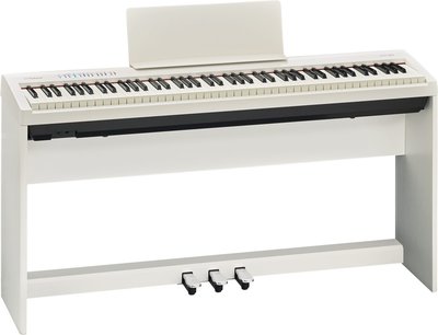 【享樂樂器】Roland FP-30 88鍵白色電鋼琴 附原廠琴架 三踏板 配件
