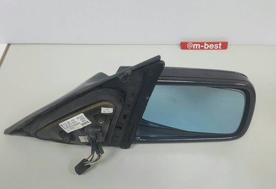 W140 1991-1993 後視鏡座總成 含外殼 摺疊 照後鏡 (右邊 乘客座) (7線) 外匯 1408107616