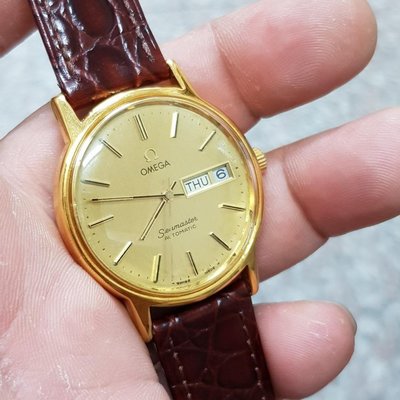 SWISS 瑞士錶 OMEGA 機械錶 紳士男錶 老錶 清晰 漂亮 可遇不可求 值得配戴收藏