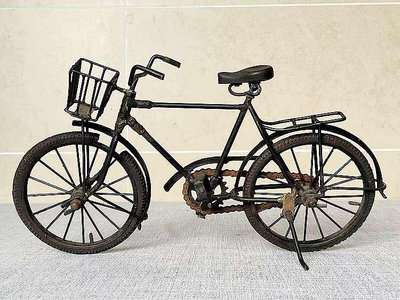 老物件  民國老自行車模型擺飾古玩古董老物件雜項民俗懷舊貨