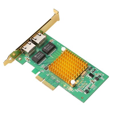 INTEL I350-T2-金卡 E1G42HT 雙口PCI-E千兆網卡 伺服器網卡 W101 [322647]