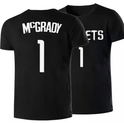 🌈Tracy McGrady短袖棉T恤上衣🌈NBA火箭隊T-Mac耐克Nike愛迪達運動籃球服T-shirt男627