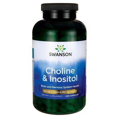 【天然小舖】Swanson Choline & Inositol 膽鹼 + 肌醇 *250顆